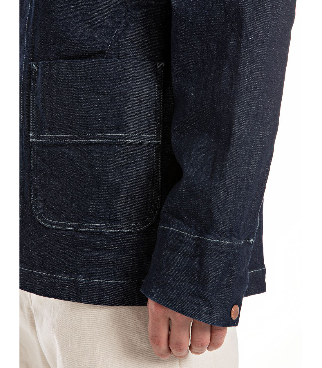 サルトリアーレ デニムカバーオール 詳細画像 ダークブルー 5